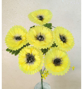 Маргаритки, букет 6 головок