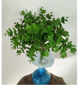 Кущик евкаліпту пластиковий, букет 16 гілочок Кущик евкаліпту пластиковий, букет 16 гілочок