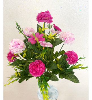 Гортензія з польовими квітами, букет 10 гілочок Гортензія з польовими квітами, букет 10 гілочок