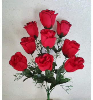 Троянди в бутонах, букет 9 головок Троянди в бутонах, букет 9 головок