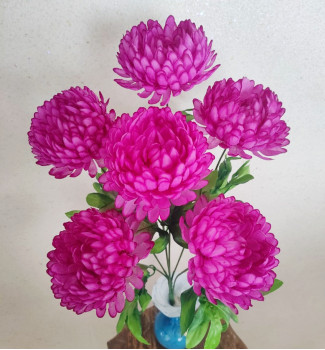 Жоржини, букет 6 головок