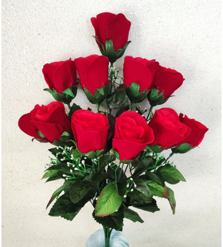 Оксамитові троянди, букет 11 головок