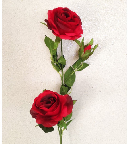 Гілка троянди, 3 головки