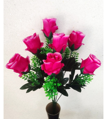 Троянди кольорові, букет 7 головок