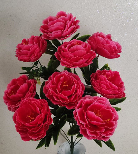 Камелія велика, букет 9 головок