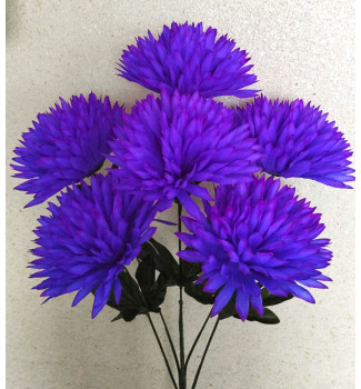 Хризантема пухнаста Гігант, букет 6 головок