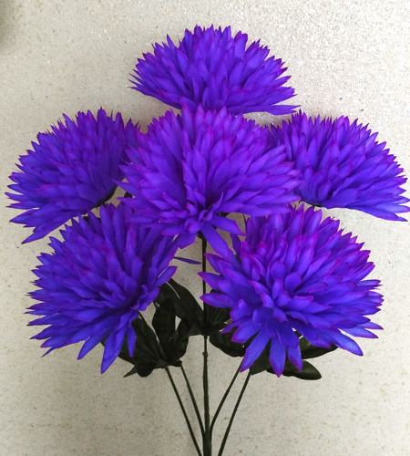 Хризантема пухнаста Гігант, букет 6 головок