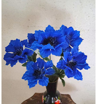 Волошки, букет 6 головок