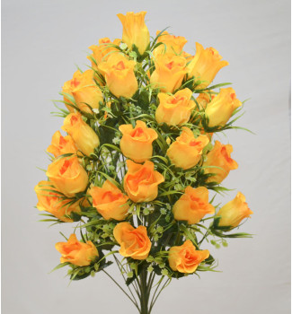 Троянди атласні в пластикових вусиках, букет 36 голов Троянди атласні в пластикових вусиках, букет 36 голов