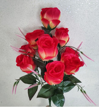 Гілка троянди, букет 9 головок Гілка троянди, букет 9 головок