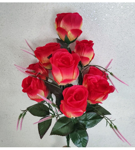 Гілка троянди, букет 9 головок