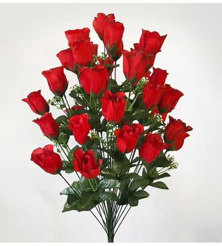 Троянди в бутонах, букет 36 головок