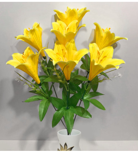 Лілії штучні, букет 7 головок