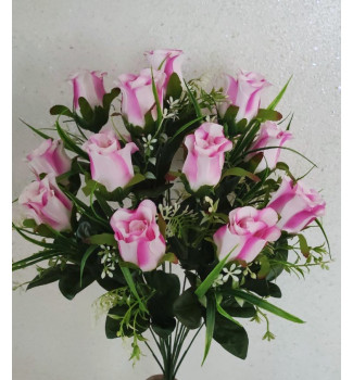 Бутони троянд з пластиковыми добавками, букет 10 гілочок Бутони троянд з пластиковыми добавками, букет 10 гілочок